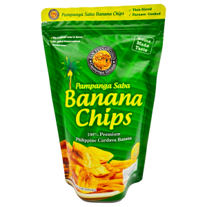 Pampanga Saba – Banana Chips – 100% philippinische Cardava Banane – 200 g
