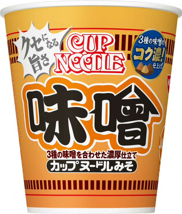 Nissin Tasse Nudel Miso, Japanischer Ramen, 1 Tasse 82g