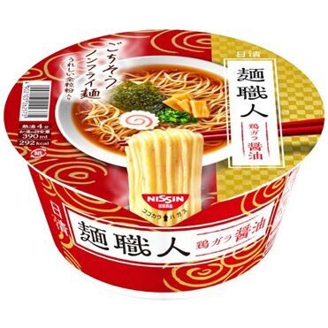 Nissin “Menshokunin, Sojasauce Geschmack” 1 Packung, 88g