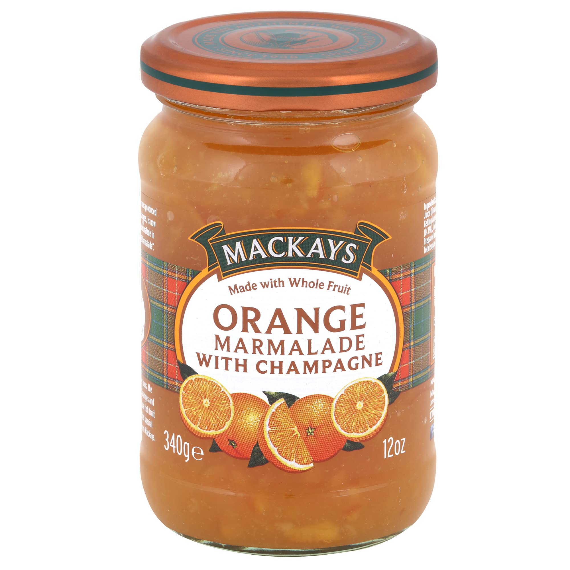 Mackays Orangenmarmelade mit Champagnerkonserve, 12 Oz – 6er-Packung