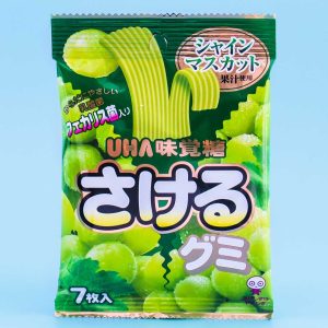 UHA Sakeru Split Fruchtgummi Bonbons – Muskatnuss