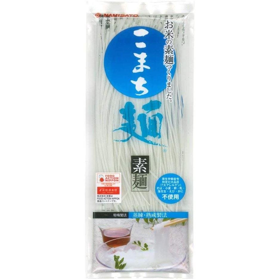 Namisato Glutenfreier japanischer Reis Somen Nudeln 200g
