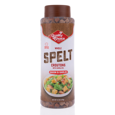 Qualität Wahl Zwiebel Knoblauch ganzen Dinkel Croutons, 9,5 oz