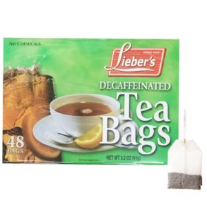 Lieber’s Entkoffeinteebeutel, koscher für Passah, 48 Zähler