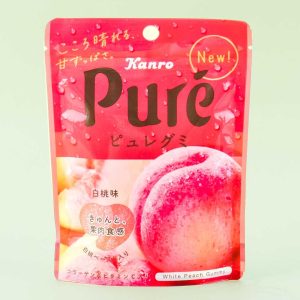 reiner Gummi – weißer Pfirsich