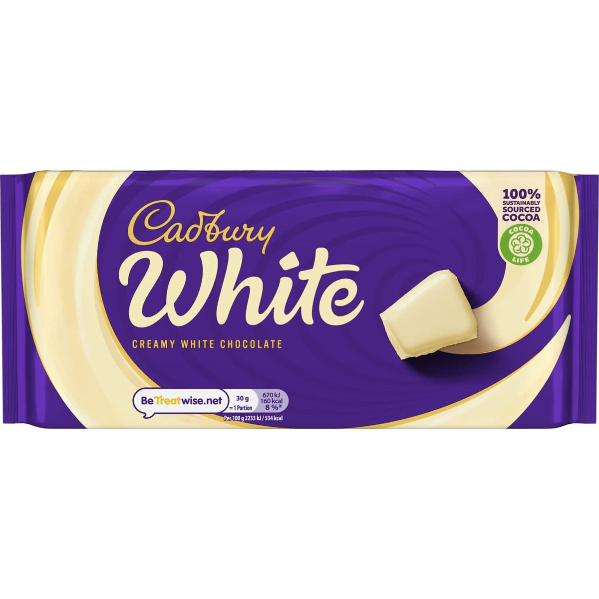 Cadbury Weiße cremige weiße Schokolade