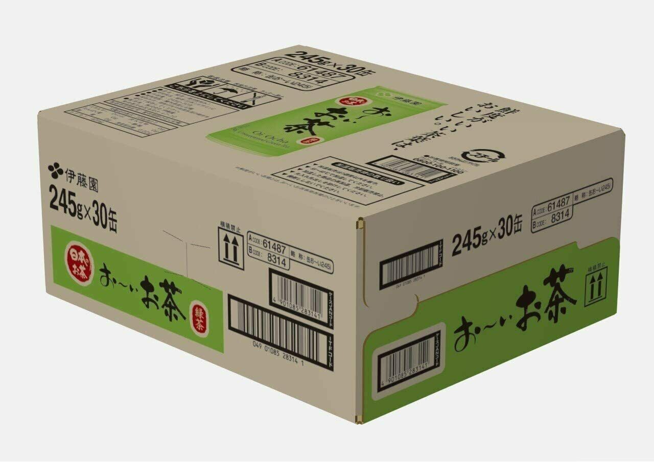 Itoen, Oi Ocha, grüner Tee, 245g x 30 Dosen