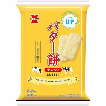 Iwatsuka, Butter Mochi, zerbrechlicher Reiscracker, fermentierter Buttergeschmack, 18 Stück