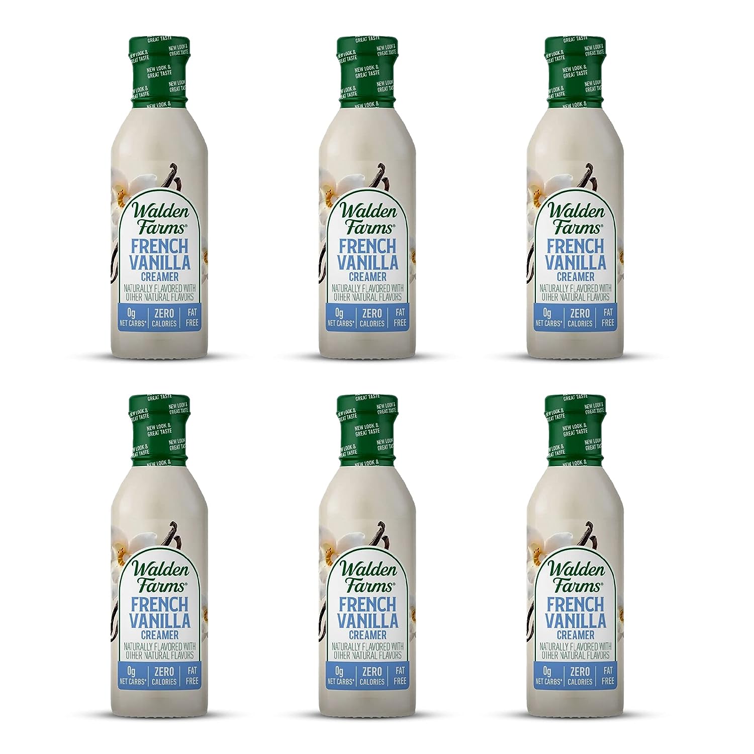 Walden Farms Creamer Französisch Vanille Kalorienfrei 12 Fo – Packung mit 6