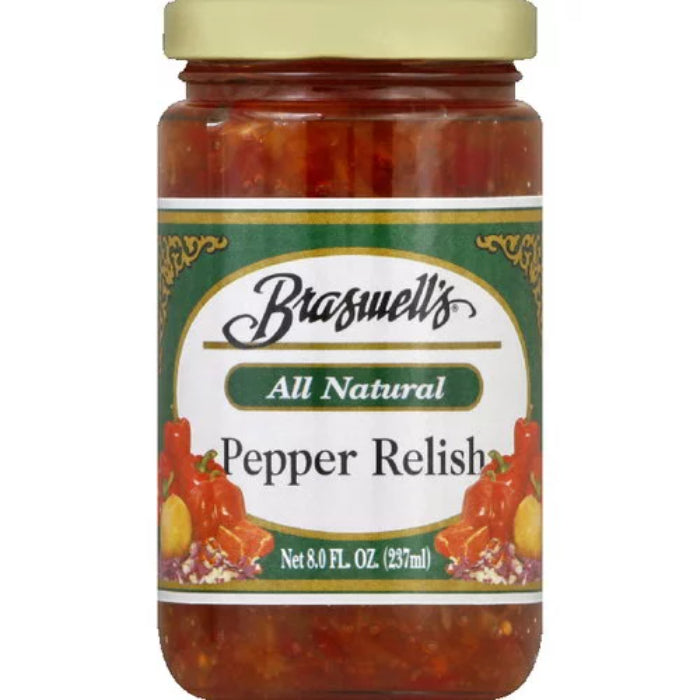 Braswell – Relish Pfeffer, 8 oz – Packung mit 6 Stück