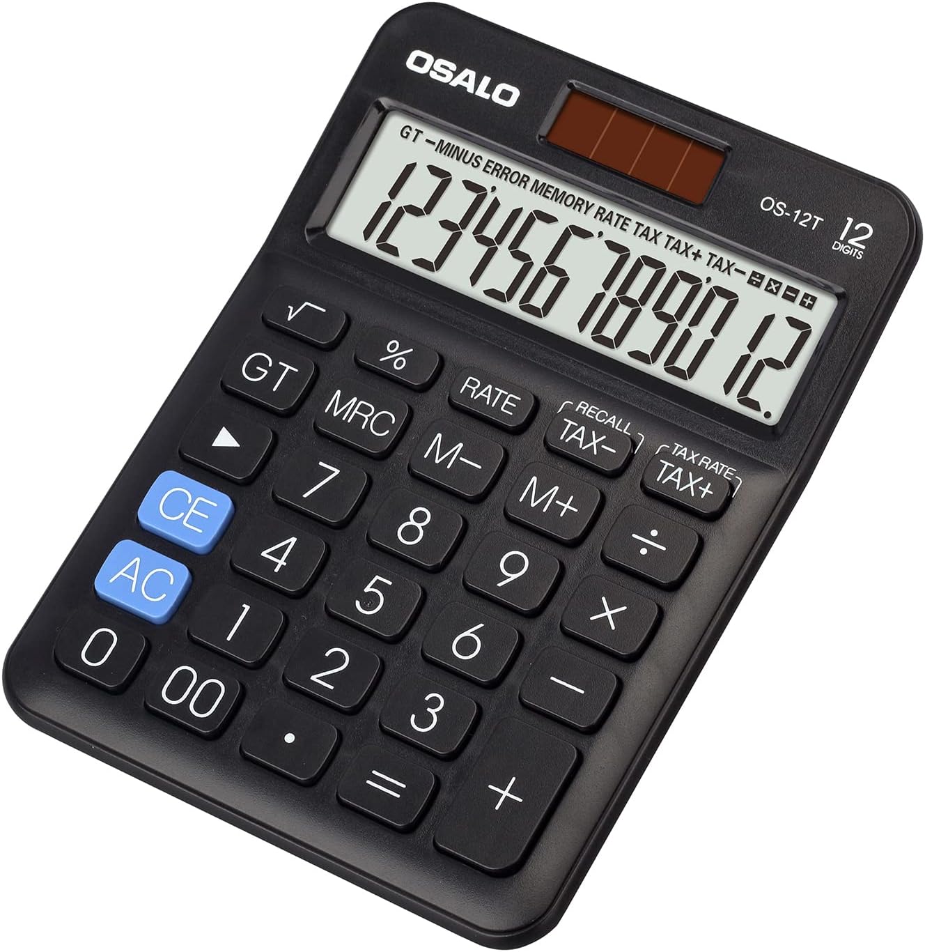 OSALO Taschenrechner Großes LCD-Display 110g solarbetrieben – Tokyo Sakura Mall