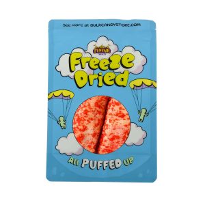 Freeze getrocknete Erdbeer-Shortcake Eclair Eisriegel