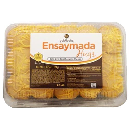 Goldilocks Cheesy Ensaymada Hugs – Bissgröße Brioche mit Käse – 15 Stück – 13.75 OZ