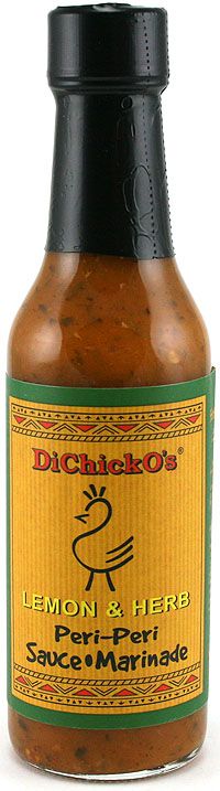 DiChickO's Zitrone und Kräuter Peri Peri Sauce und Marinade, 5oz