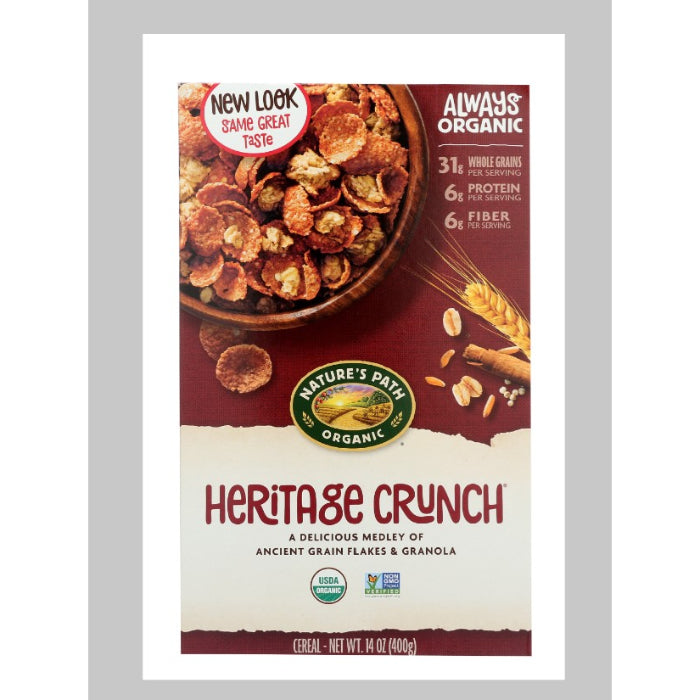 Nature's Path Cereal Crunch Heritage Bio 14 OZ – Packung mit 12 Stück