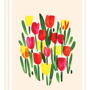 biely & shoaf – bunte Tulpen leere Karte