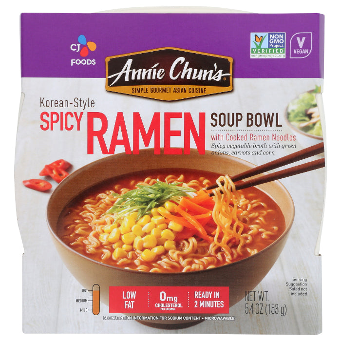 Annie Chun's – Ramen scharf Koreanisch, 5,4 oz – Packung mit 6 Stück