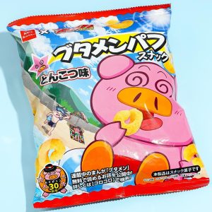 Oyatsu Butamen x Corocoro Comic-Puff Snacks