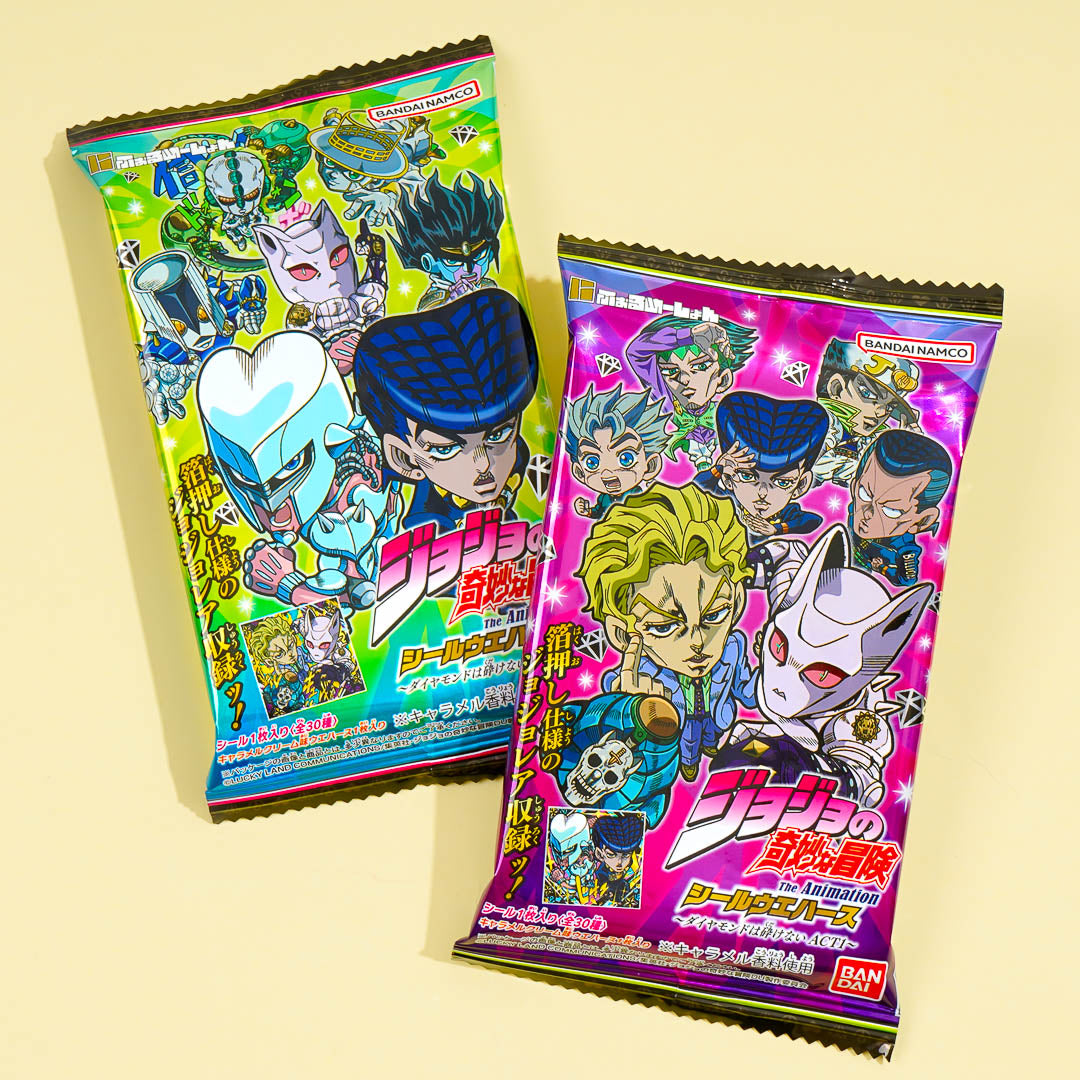 JoJo's Bizarre Abenteuer Waffel mit Aufkleber