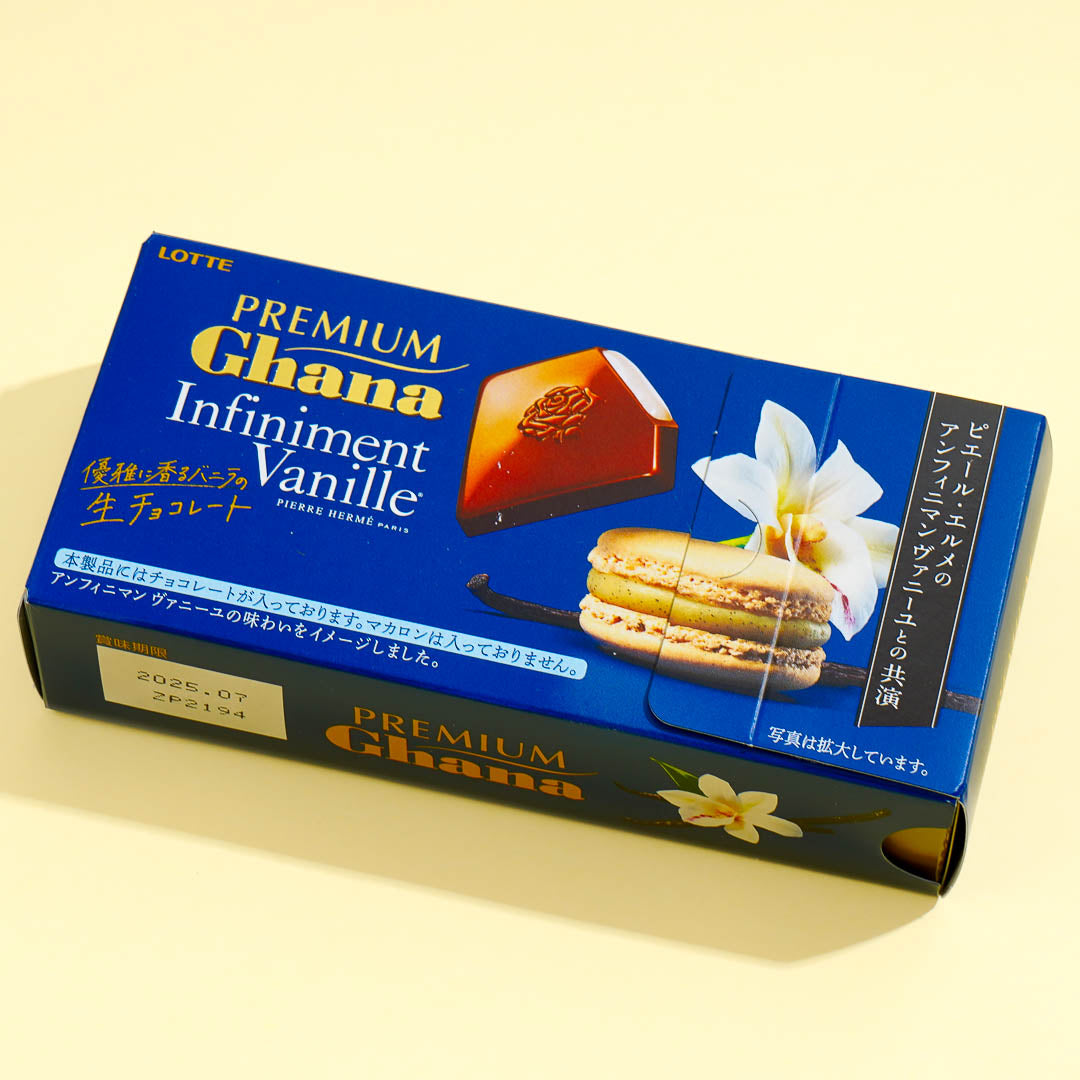 Lotte Premium Ghana Raw Infinimation Vanille Schokolade