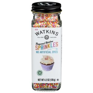 Watkins Dekorieren Streusel Rainbow Nonpareils 4.2 OZ – Packung mit 3