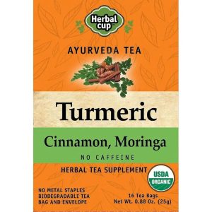 Kräutertasse – Kurkuma-Zimtmoringa-Tee, .88 Unze