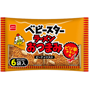 Baby Star Scharf Hähnchen Ramen Snack – 6 Stück Packung