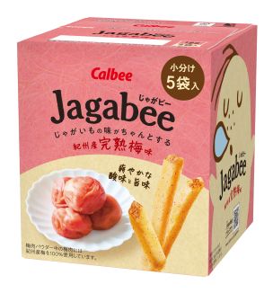Calbee “Jagabee”, Ume Geschmack, 80g