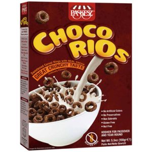 Paskesz Passah Choco Rios Getreide, Glutenfrei, 5,5 oz
