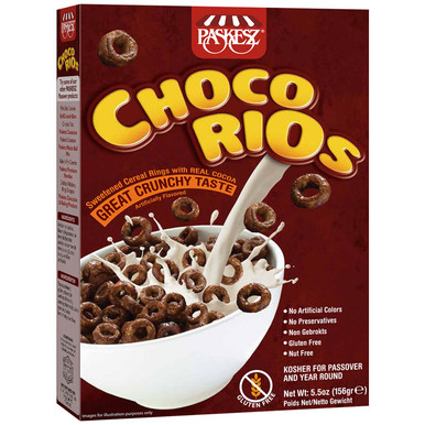 Paskesz Passah Choco Rios Getreide, Glutenfrei, 5,5 oz