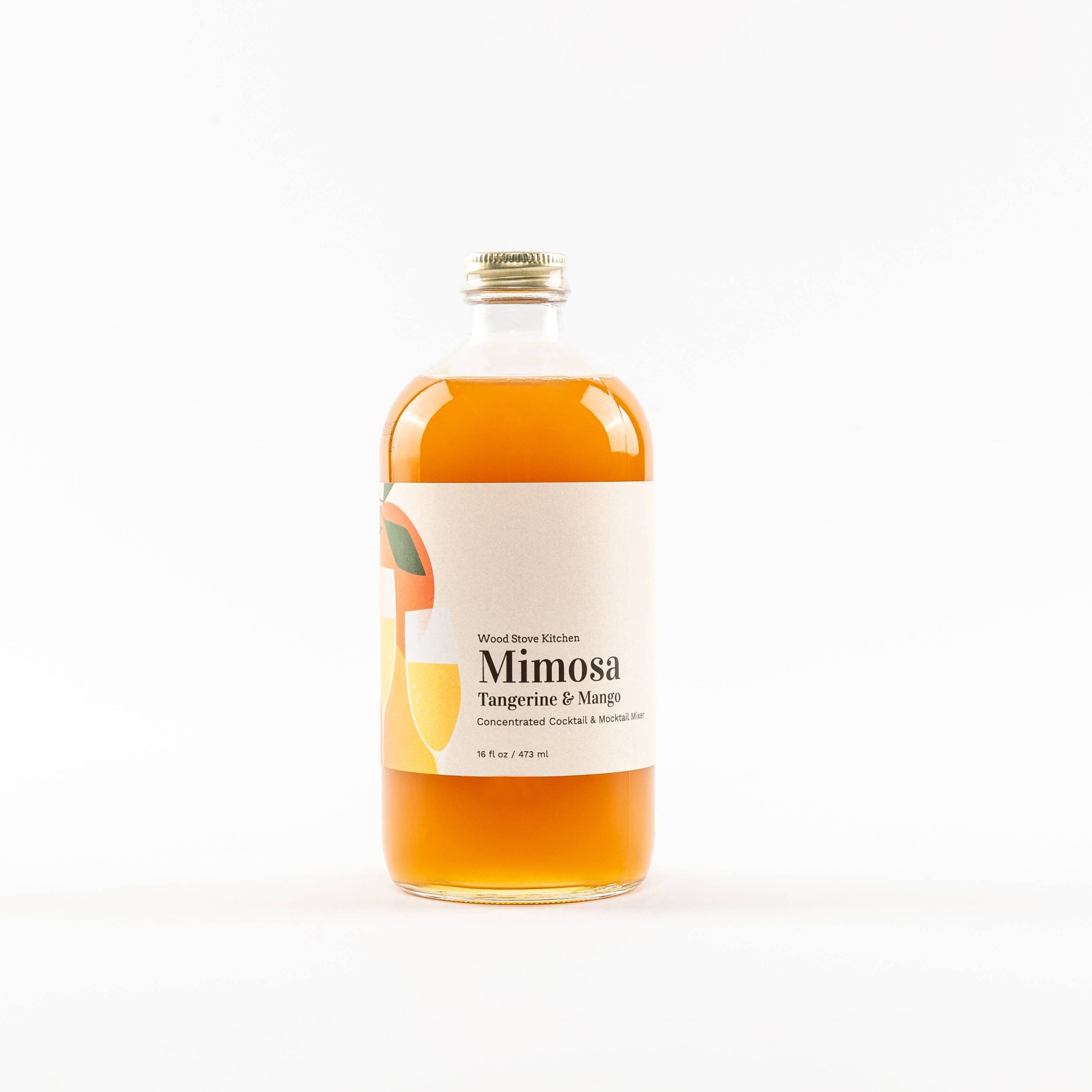 Holzherd Küche – Mimosa Mixer mit Tangerine & Mango