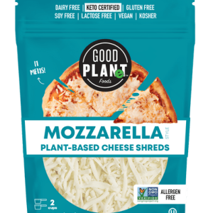 Good Planet Foods Mozzarella-Käseschredder auf Pflanzenbasis, – 8oz