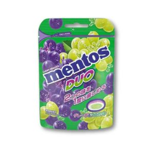 Mentos DUO Süßigkeiten – Trauben und Muskatnuss