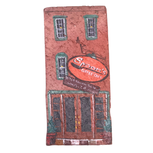 Linda Amtmann Hand Painted Brick -Spoon’s Kaffeecafé
