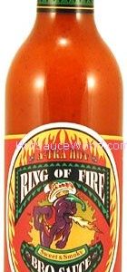 Ring aus Feuer süß & rauchig x-tra heißen Grillsauce, . – 12oz