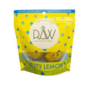 Zesty Zitrone RAW Bliss Balls – 20 x 1 Beutel (2 Unzen)