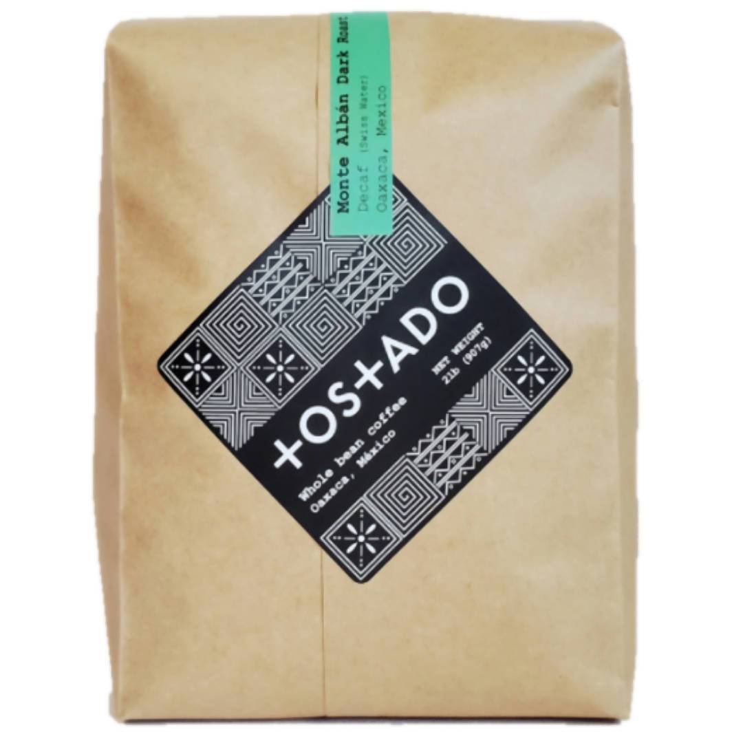 Tostado Monte Alban Kaffeebohnen (dunkel Roast), entkoffeiniert – 1 Beutel x 5 LB