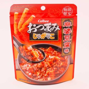 Jagariko Otsumami Kartoffel-Snack-Packung – mapo tofu