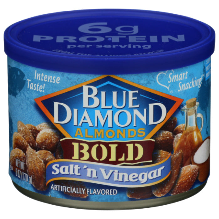 Blue Diamond Mandelsalz & Essig, 6 oz (Packung mit 12)