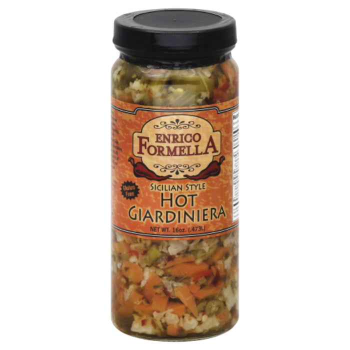 Enrico – Formella Giardiniera Hot 16 Oz – Packung mit 12 Stück