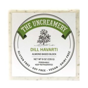 The Uncreamery – Dill Havarti veganer Käseblock, – 8oz
