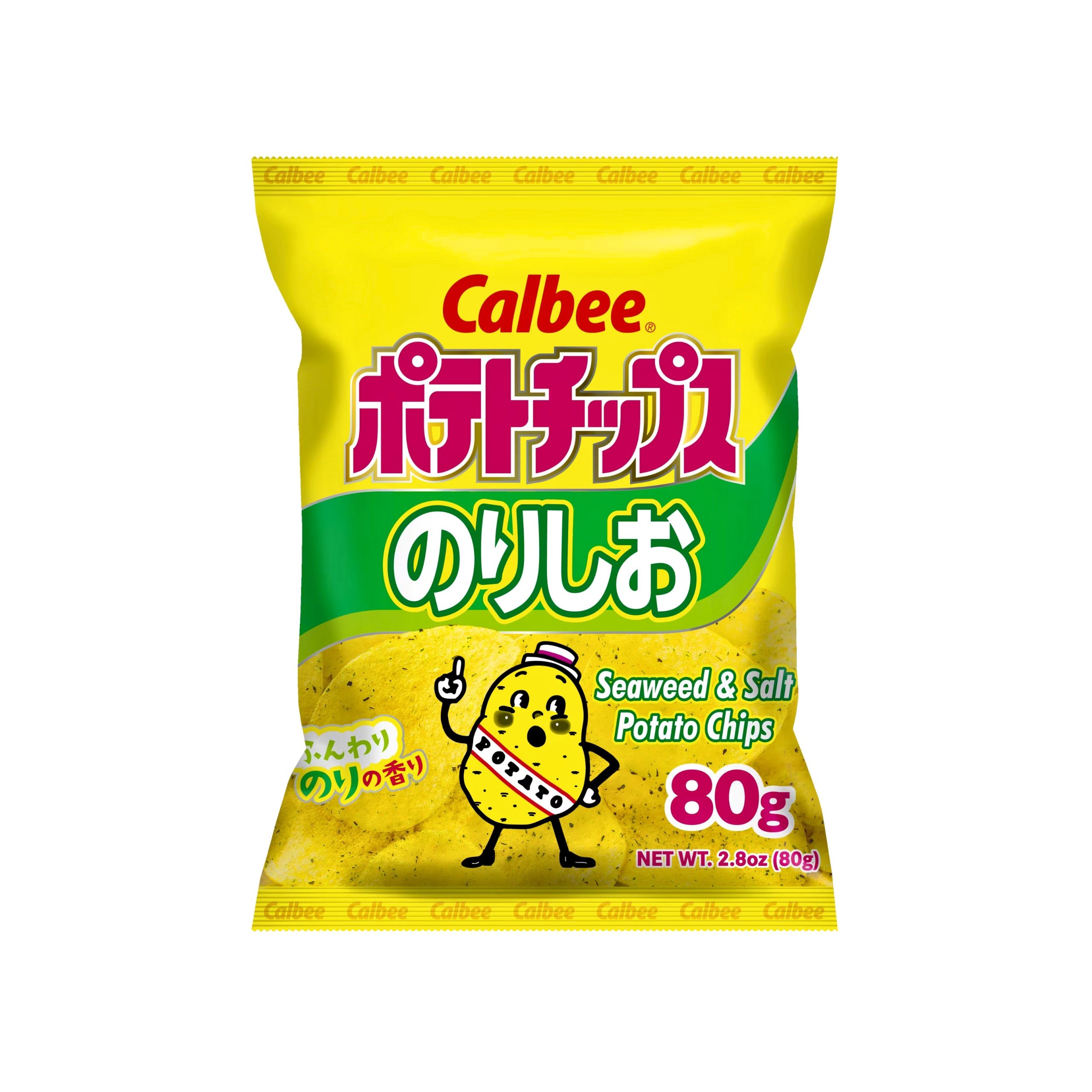 Calbee Kartoffelchips Seetang & Salz (Japan)