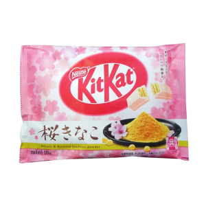 Nestle Kitkat Sakura & geröstetes Sojabohnenpulver