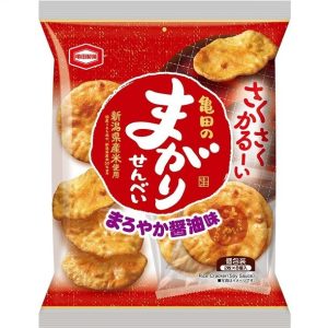 Kameda “Magari Senbei, Umami Soy Soße Geschmack . 16 Stk in einem Beutel.