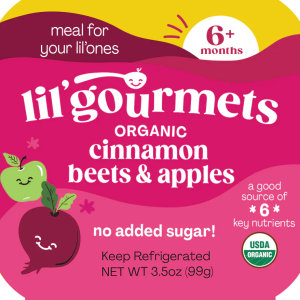 Lil Gourmets – Meal Bowl Zimtapfelrübe, 3,5 Unzen – Packung mit 8 Stück
