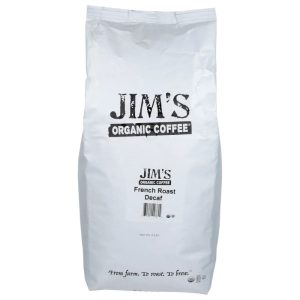 Jim’s Bio – Französischer Braten ganzen Bohnenkaffee entkoffeiniert, 5 lbs