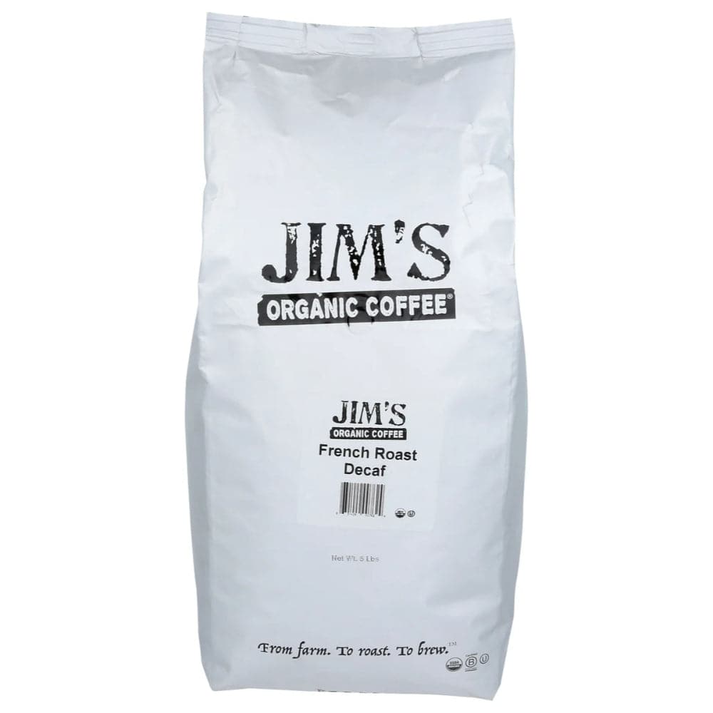 Jim's Bio – French Roast entkoffeiniert Vollkornkaffee, 5 lbs