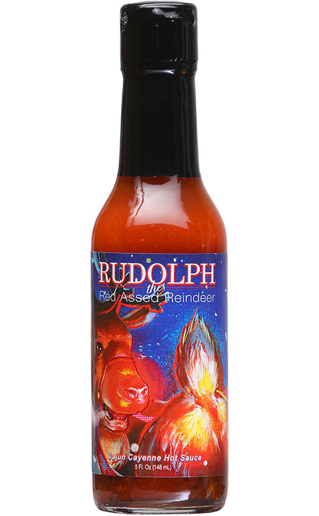Rudolph der Rotkehlchen-Räuber Cajun Chilisauce, 5oz. (Saison)