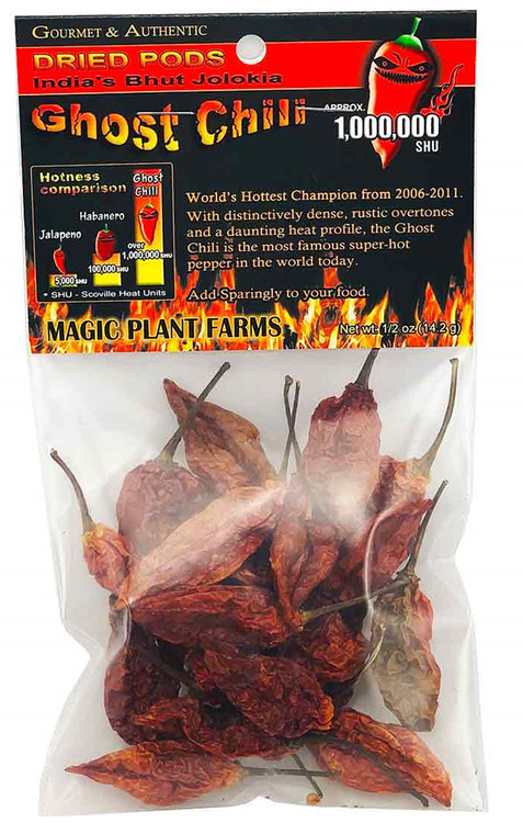 Ganze getrocknete Premium Ghost Chiles Pods, 1/2oz