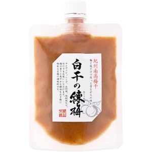 Weiße eingelegte Pflaumenpaste Hiraboshi Ume Neri Kishu Nanko Pflaume Paste 180g Tube Packung Made in JAPAN – Tokyo Sakura Mall